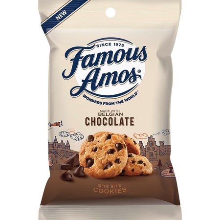 FAMOUS AMOS Belgian Chocolate Cookies 2 oz Pegged 05907